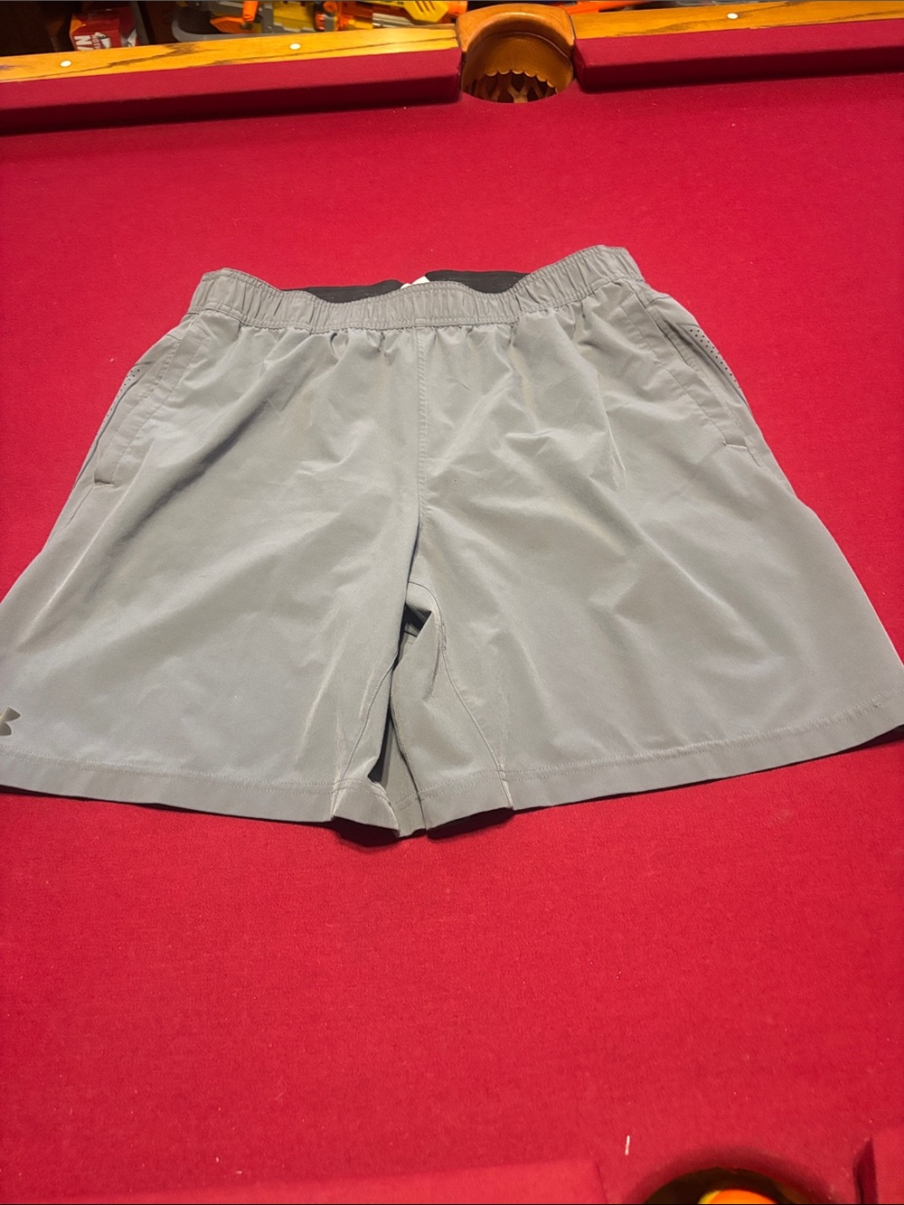Under Armour Men's Athletic Shorts in Light Gray